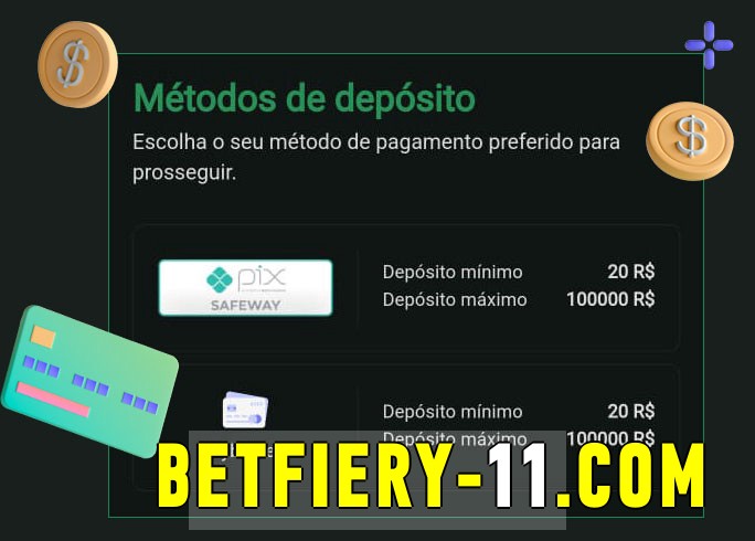 O cassino betfiery bet oferece uma grande variedade de métodos de pagamento