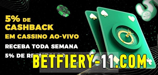 Promoções do cassino ao Vivo betfiery 